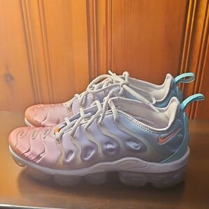 Nike Air VaporMax Plus Pink and Blue Sneakers